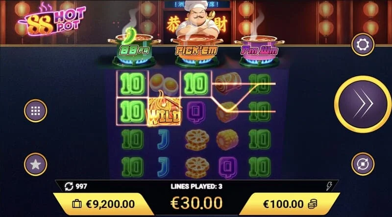 88 Hot Pot - dobitak sa Wild-om na četvrtoj koloni